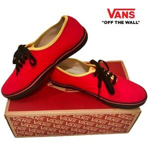 Custom Vans, Authentic Style, New w/o tags, Sz 8